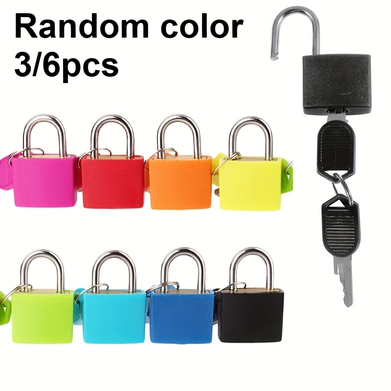 Cabinet Lock Key - 3/6 قطع قفل صغير ملون مع