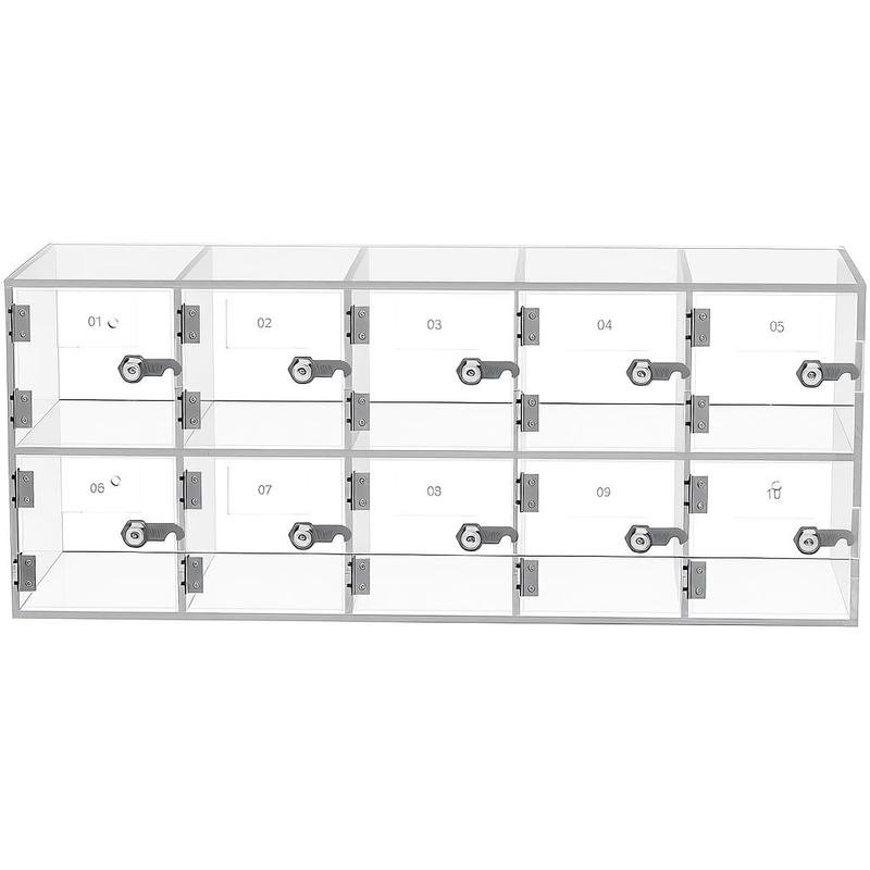 Cabinet Lock Key - خزانة تخزين للهواتف المحمولة، 10 فتحات