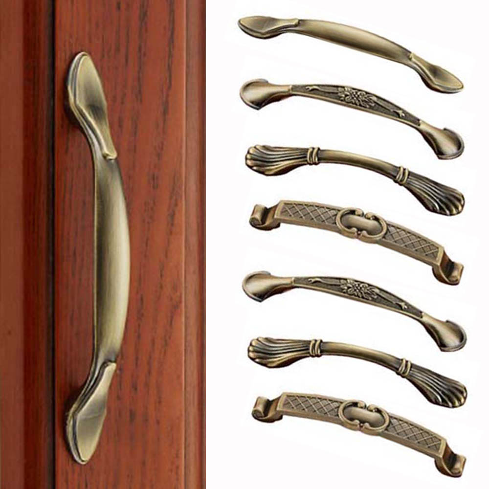 Furniture Hardware Drawer Pulls - مقابض خزائن ودرجات برونزية عتيقة، مقابض