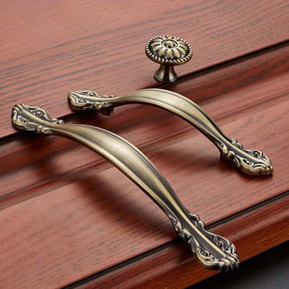 Furniture Hardware Drawer Pulls - مقابض أبواب خزائن وأدراج بتصميم عتيق،