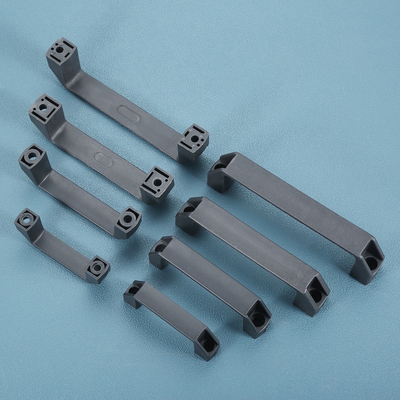 Furniture Rotating Hardware - 2 قطعة البلاستيك الأسود مقابض لقطع