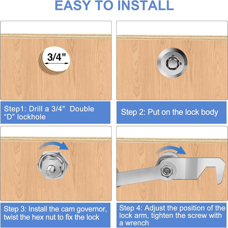 قفل صندوق أدوات بمفتاح، قفل كا - مراجعة Cabinet Lock Key وسعره