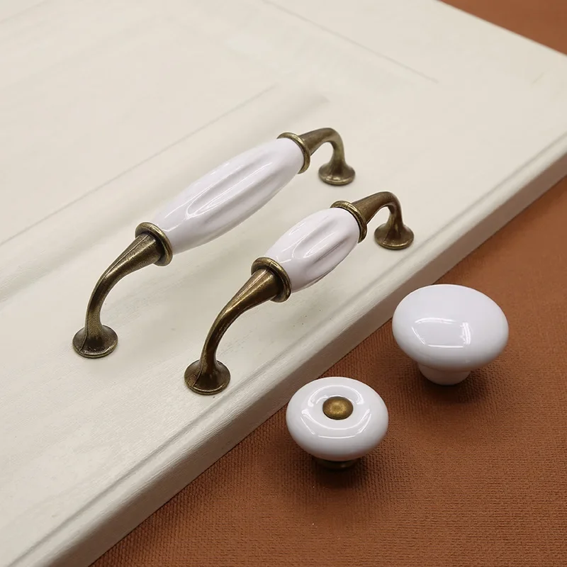 مقبض سيراميك حديث بسيط من سبائ - مراجعة Furniture Rotating Hardware وسعره