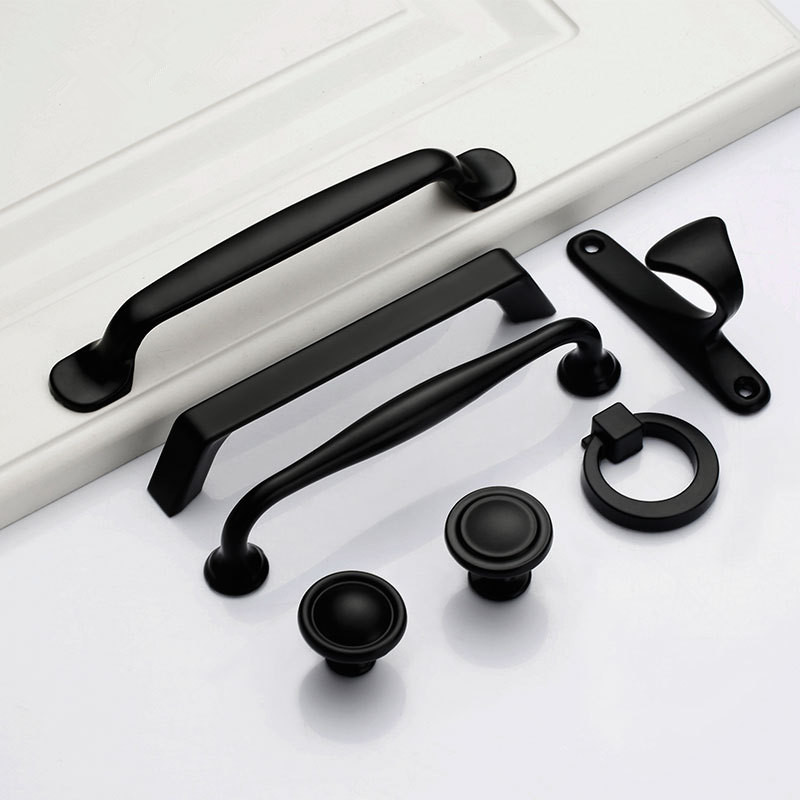 مقابض سوداء لمقابض خزائن الأثا - مراجعة Furniture Hardware Drawer Pulls وسعره