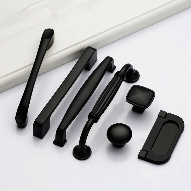مقابض سوداء لمقابض خزائن الأثا - مراجعة Furniture Hardware Drawer Pulls وسعره