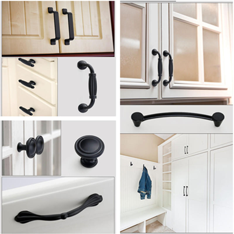 مقابض سوداء لمقابض خزائن الأثا - مراجعة Furniture Hardware Drawer Pulls وسعره