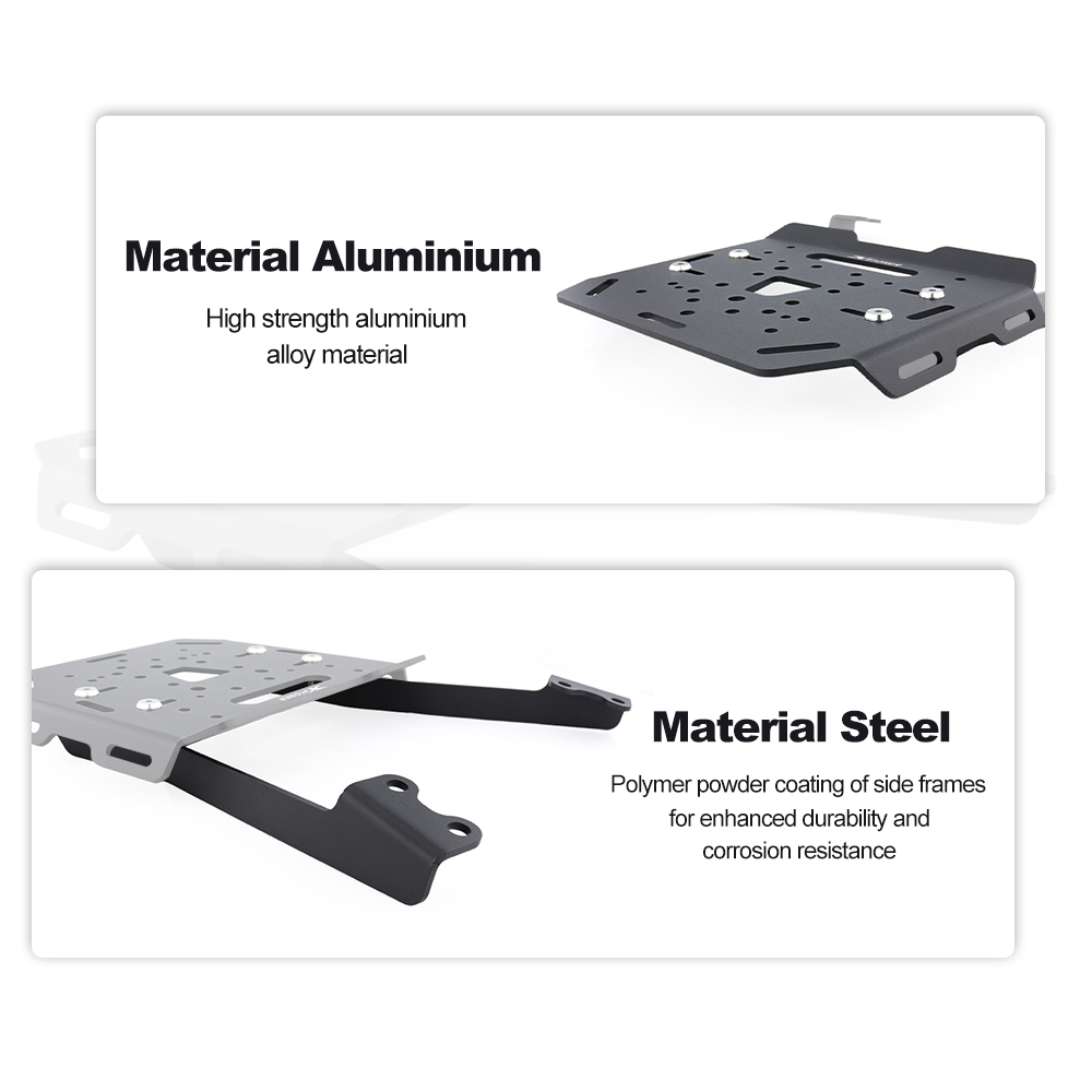 حامل أمتعة خلفي للدراجات النار - مراجعة Shelf Bracket Pair وسعره