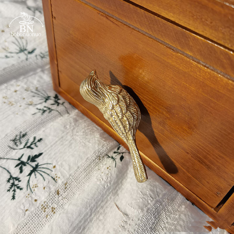 جميل الطيور شكل خزانة مقبض أثا - مراجعة Furniture Hardware Drawer Pulls وسعره
