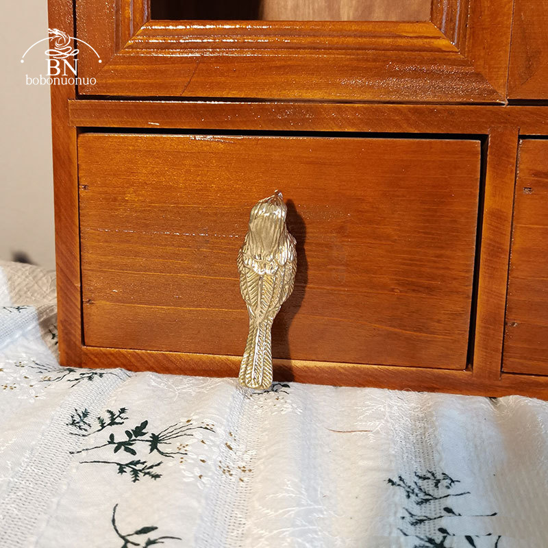 جميل الطيور شكل خزانة مقبض أثا - مراجعة Furniture Hardware Drawer Pulls وسعره
