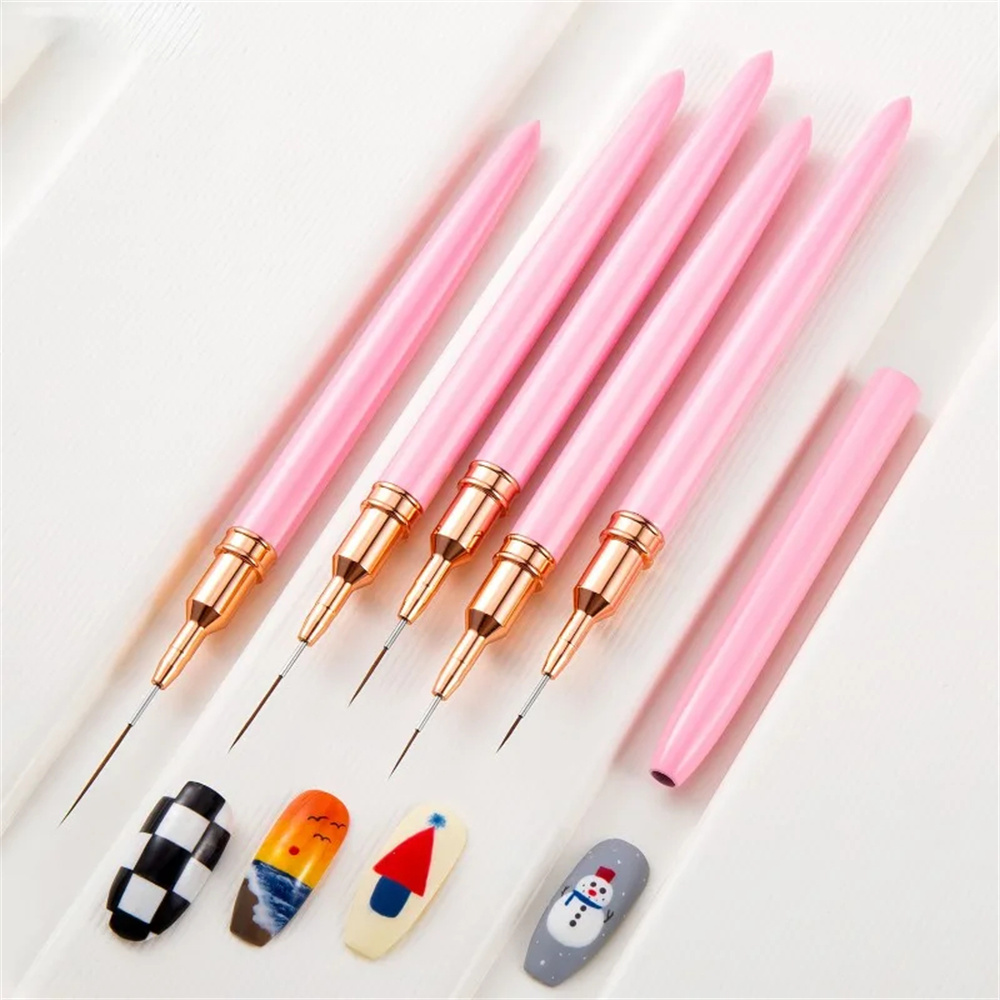 مجموعة من 5 فرش لرسم الأظافر،  - مراجعة Furniture Hardware Nails وسعره