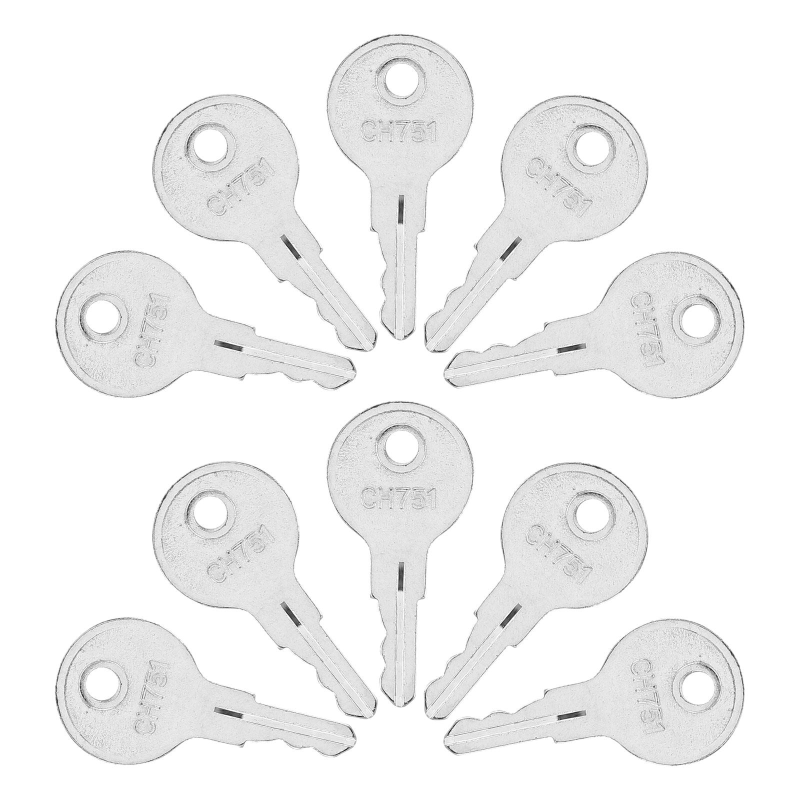 10 قطع مفاتيح عالمية شديدة الت - مراجعة Cabinet Lock Key وسعره